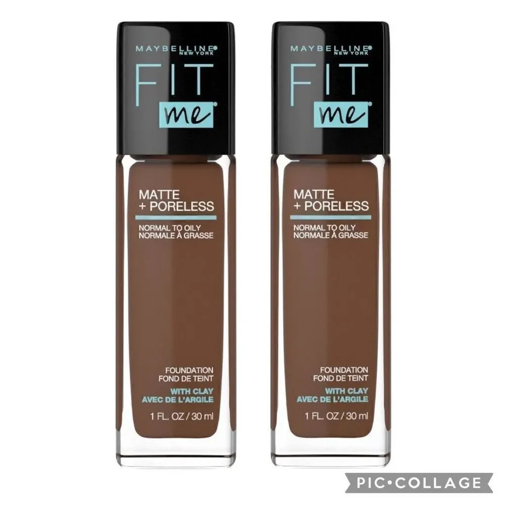 Lot of 2 375 Java Maybelline Fit Me Matte + Poreless Foundation